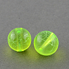 Drawbench Transparent Glass Beads Strands X-GLAD-Q012-6mm-07-1
