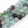 Natural Fluorite Beads Strands G-S345-6mm-31-1
