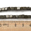 Natural Pyrite Beads Strands G-F631-K29-5