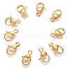 201 Stainless Steel Lobster Claw Clasps X-STAS-T040-PJ212-9-1