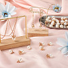 50Pcs 5 Styles Resin Imitation Pearl Pendants FIND-CD0001-32-7