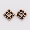 Tibetan Style Alloy Spacer Beads TIBEB-P002-02R-NR-2