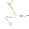 304 Stainless Steel Link Chain Anklets AJEW-AN00699-03-5