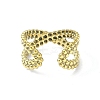 Ion Plating(IP) 304 Stainless Steel Open Cuff Ring RJEW-L109-023G-3