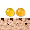 Natural Yellow Agate Cabochons G-K348-07B-03-3
