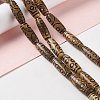 Tibetan Style dZi Beads Strands G-A024-01M-4