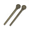Tibetan Style Alloy Cabochon Setting LS-TIBE-R001-02AB-2