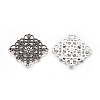 Tibetan Style Filigree Joiners TIBEP-A2690-AS-LF-1