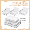 3Pcs 3 Sizes Burlap Cloth Packing Boxes AJEW-WH0709-068-3