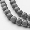 Natural Mashan Jade Round Beads Strands X-G-D263-8mm-XS29-2