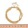 304 Stainless Steel Beads Multi-strand Bracelets LS-BJEW-K287-01G-5