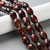 Dyed Natural Tiger Eye Beads Strands G-C135-J02-01-1