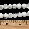 Crackle Glass Beads Strands GLAA-U001-8mm-07-4