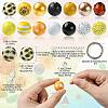 DIY Bubblegum Bracelet Pendant Decoration Making Kit for Sunflower Theme MACR-CJC0005-02A-01-2
