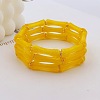 Acrylic Bamboo Joint Beaded Bracelets for Women FS-WG26A21-18-1