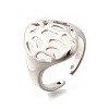Brass Cuff Rings for Women RJEW-G347-14P-4