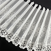 3 Yards Cotton Embroidered Wavy Edge Flower Lace Fabric OCOR-FH0001-19-1