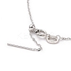 Anti-Tarnish Rhodium Plated 925 Sterling Silver Beadable Necklaces STER-I021-01P-3