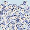 100Pcs Handmade Porcelain Beads PORC-SC0001-22-6