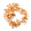 Rough Raw Natural Citrine Beads Strands G-G010-14-2