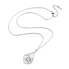 Non-Tarnish 304 Stainless Steel Pendant Necklaces LS-NJEW-P306-03P-2