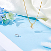 2Pcs 2 Colors 925 Sterling Silver Cubic Zirconia Pendants Bails STER-HS0001-13-5