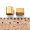 Ion Plating(IP) 304 Stainless Steel Slide Charms STAS-R138-02G-3