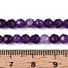 Dyed Natural White Jade Beads Strands G-T139-4mm-60-13-5