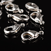 Brass Lobster Claw Clasps KK-903-S-NF-2