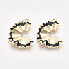 Alloy Pendants for Teachers' Day ENAM-S115-122-1