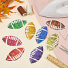 8Pcs 8 Colors PET Paillette Embroidered Cloth Sew on Patches PATC-FG0001-89-5