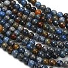 Natural Dumortierite Beads Strands G-F826-A01-6mm-4