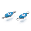 304 Stainless Steel Enamel Connector Charms STAS-N092-179G-2