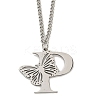201 Stainless Steel Necklaces NJEW-Q336-01P-P-1