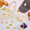 20Pcs 4 Styles Polyester Embroidery Sew on Cloth Patches PATC-GA0001-79-4