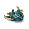 304 Stainless Steel Enamel Pendants LS-STAS-B112-01G-03-2