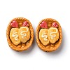 Fried Chip Doughnut Theme Opaque Resin Imitation Food Decoden Cabochons RESI-S392-02E-1
