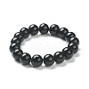 Round Glass Beads Stretch Bracelets for Teen Girl Women BJEW-A117-E-21-2