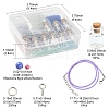 DIY Wish Bottle Necklace Making Kit DIY-YW0006-52-7