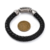 Leather Braided Cord Bracelets AJEW-Q003-01A-5