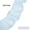 10M Iridescent Organza Pleated Lace Ribbon OCOR-HY0002-34D-2