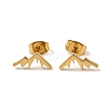 Golden 304 Stainless Steel Stud Earrings for Women LS-EJEW-E294-01G-01-1