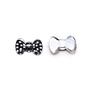 Bowknot Resin Cabochons MRMJ-WH0074-30D-1