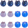 15Pcs 3 Colors Handmade Lampwork Beads LAMP-SC0001-80-7