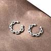 316 Stainless Steel Hoop Nose Rings AJEW-C044-05C-AS-3