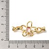 Brass Micro Pave Cubic Zirconia Fold Over Clasps KK-K389-012G-3