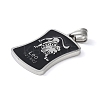 304 Stainless Steel Pendants LS-STAS-O008-01G-2