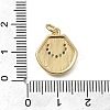Brass Micro Pave Cubic Zirconia Pendants KK-D431-021A-02G-3
