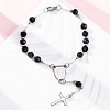 304 Stainless Steel Link Chain Bracelets BJEW-A032-07P-01-1