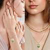 8Pcs 4 Styles Rack Plating Alloy Enamel Pendants ENAM-YW0004-61-6